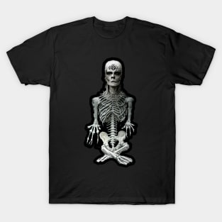 BlackMetal Homunculus Skeleton Artwork T-Shirt